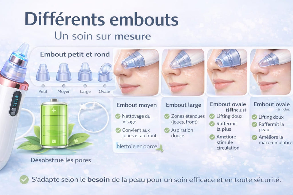 Aspirateur de taches noirs