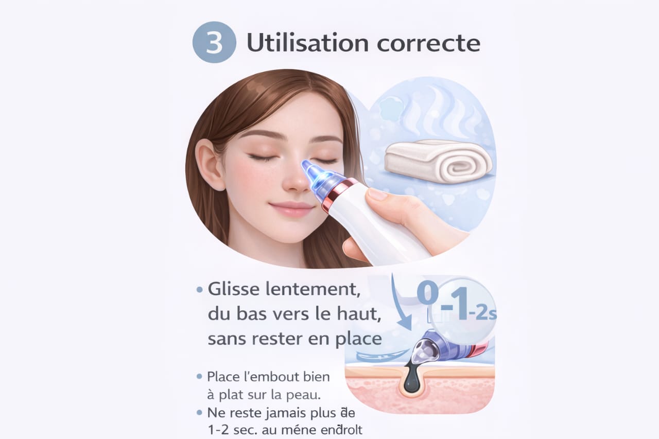 Aspirateur de taches noirs