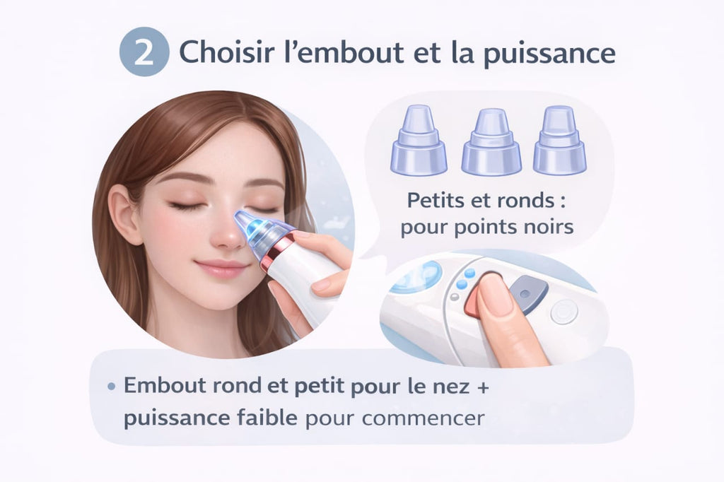Aspirateur de taches noirs