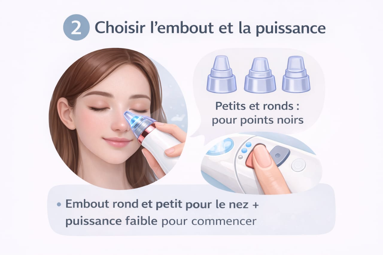 Aspirateur de taches noirs