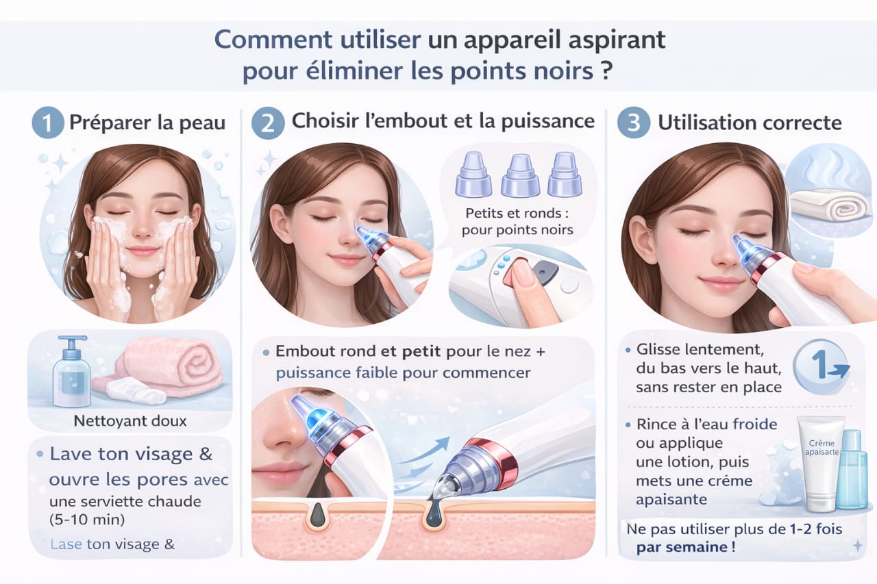 Aspirateur de taches noirs