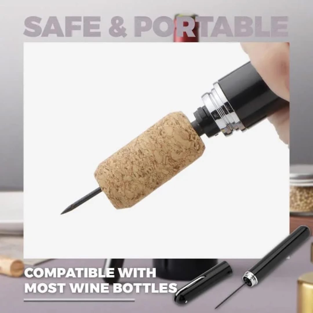 Tire-Bouchon, ouvre-bouteille de vin à Pression d'air avec pompe